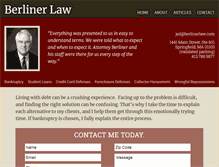 Tablet Screenshot of berlinerlaw.com